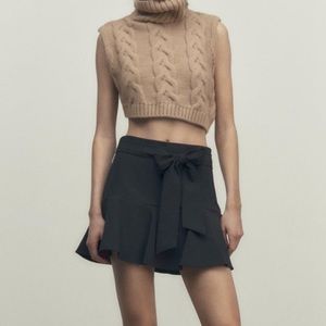 Zara black skort